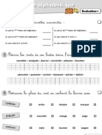 Fichier Évaluations Vocabulaire CE1 CE2