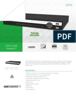 Gravador digital de vídeo tríbrido 16 canais HDCVI/Analógico/IP 1080p