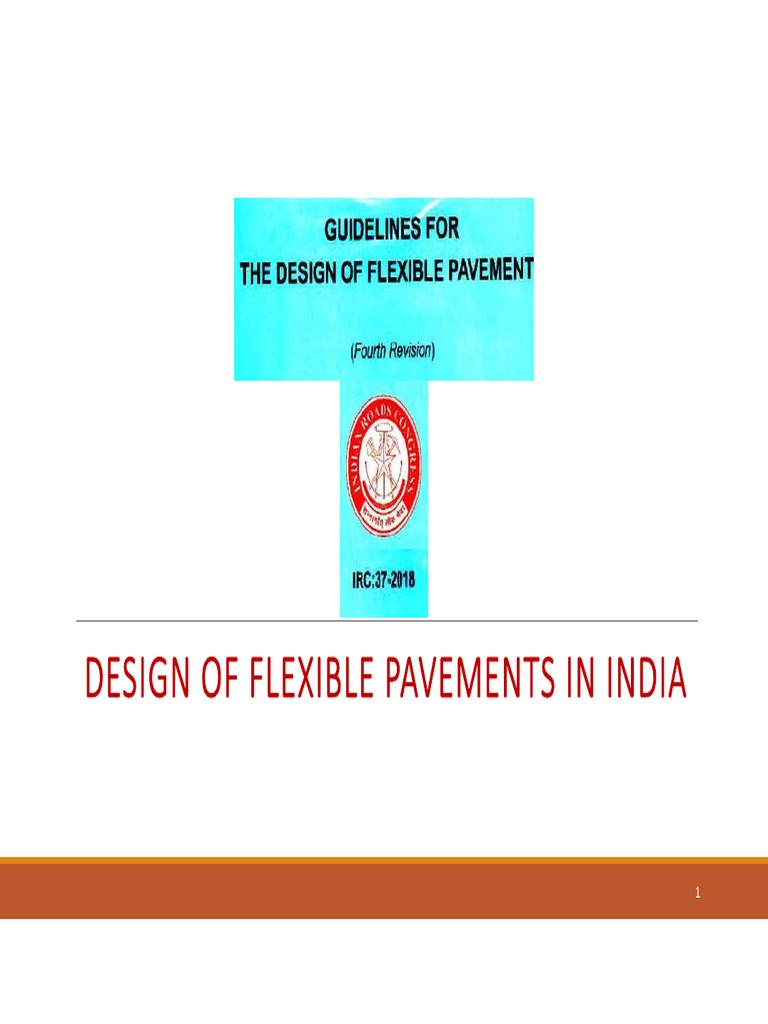Design of Flexible Pavements As Per IRC Method | PDF | Road Surface ...