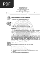 Practical Research 1 Quarter 2 Week 5 Name: - Grade & Section: - Score: - Teacher: - Date