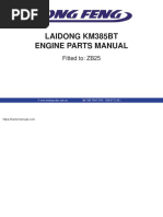 DongFeng Zb25 Tractor Engine Parts Manual