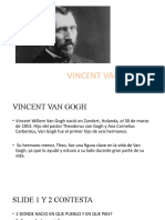 Presentacion Vida de Van Gogh y Preguntas