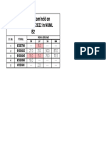 Result of The Exam Held On 08.01.2022-09.01.2022 in NUML B2: HV LV SA MA 1 2 3 4 5 Sr. No. PTN No. Marks Obtained