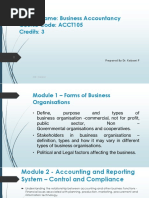 Business Accountancy Module 1