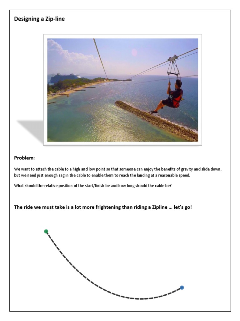 Designing A Zipline | PDF | Curve | Geometry