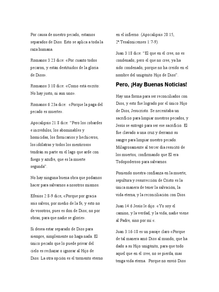 Salvación y Reconciliación con Dios | PDF | Salvación | Cristo (título)