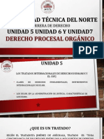 Derecho Procesal Orgánico - Unidades 5, 6 y 7.