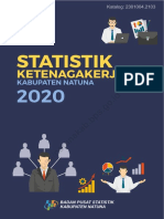Statistik Ketenagakerjaan Kabupaten Natuna 2020