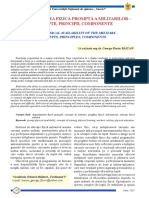 Disponibilitatea Fizică Promptă A Militarilor - Concepte, Principii, Componente