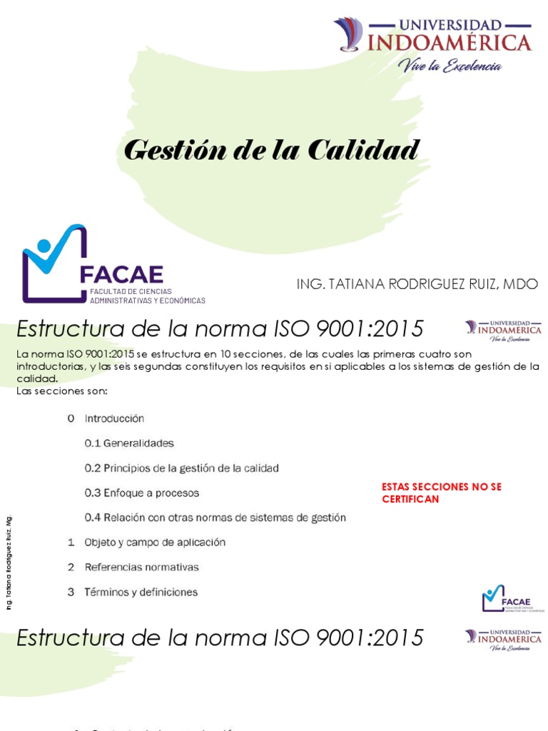 Estructura y Documentación ISO 9001:2015 | PDF | Gestión de la calidad ...