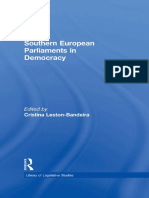 (Library of Legislative Studies) Cristina Leston-Bandeira - Southern European Parliaments in Democracy-Routledge (2015)