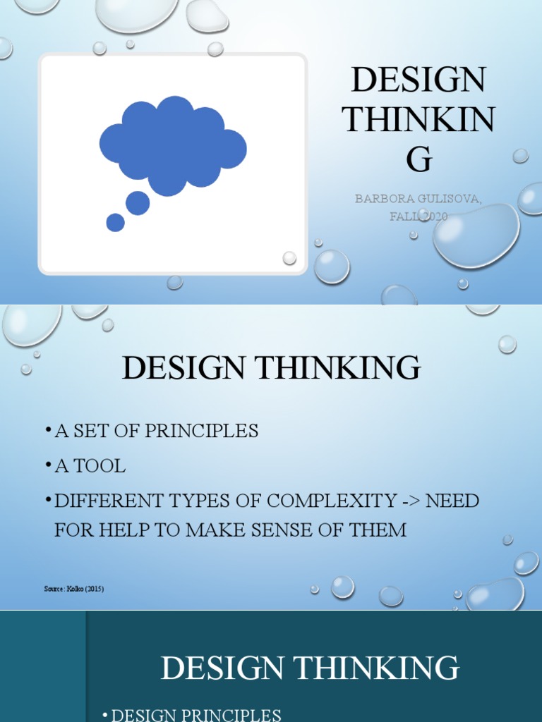 Lecture 6 Design Thinking - Student Version | PDF | Design Thinking ...