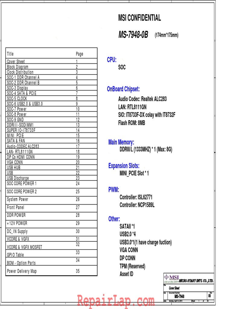 MSI MS-7948 DDR Channel A Overview | PDF | Computer Science | Office ...