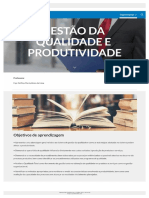 Gestão Da Qualidade e Produtividade