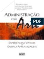 Resumo Administracao Com Arte Experiencias Vividas de Ensino Aprendizagem Eduardo Davel