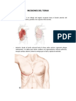 Incisiones Del Torax