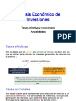 Clase NominalesEfectivas Anualidades