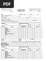 DepEd School Form 9 (SF9) Template | PDF