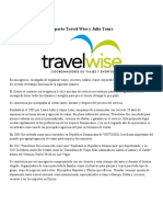 Reporte de Travel Wise y Julia Tours, agencias de viajes líderes