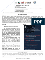 Desafio Nota 1000 - Tema - As Consequências Dos Golpes Virtuais No Cotidiano Brasileiro