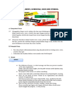 Modul Memo, Menu, Schedule, Sign and Symbol