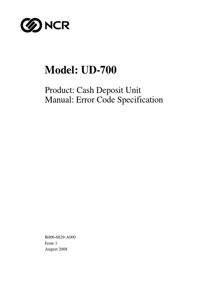 Error Codes 700 BNA3 | PDF | Electrical Connector | Specification ...