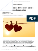 Apartamento 21 - 10 Sugestões de Livros Sobre Amor e Relacionamentos