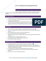 Adobe Acrobat Pro: Editing and Combining PDF Files