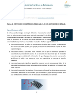 Tema 5. Criterios Económicos Aplicables a los Servicios de Salud