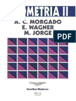 Geometria II by MORGADO, Augusto César de Oliveira WAGNER, Eduardo JORGE, Miguel (Z-lib.org)