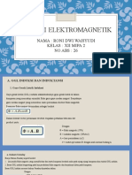 Induksi Elektromagnetik RONI DWI W