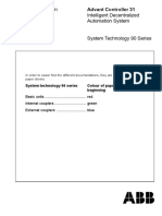 System Description Advant Controller 31 Intelligent Decentralized