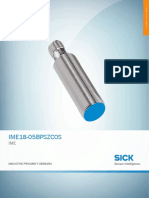IME18 Inductive Proximity Sensor Product Data Sheet