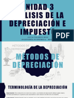 UNIDAD 3 Análisis de Depreciación e Impuesto