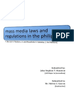 Mass Media Laws and Regulations