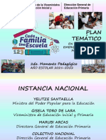 Orientaciones de Primaria y Plan Temàtico