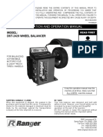 Installation and Operation Manual: Model: Dst-2420 Wheel Balancer