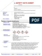 MSDS Amoniak Lengkap