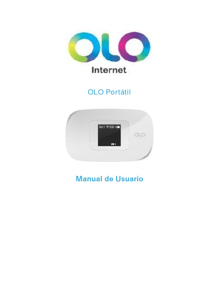 Olo Router Portatil | PDF | Enrutador (Computación) | USB