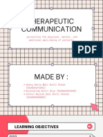 Therapeutic Communication PDF