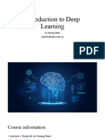 Introduction To Deep Learning: Le Hoang Nam Namlh@hanu - Edu.vn