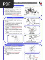Honda GX160 Engine Adjustment Guide | PDF | Throttle | Screw