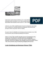 Kekuatan Gowa-Tallo dan Latar Belakang Perlawanan Terhadap VOC