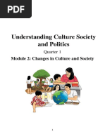 Understanding Culture Society and Politics