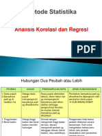 Analisis Korelasi Dan Regresi