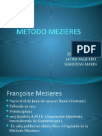 Método Mézières para el tratamiento de deformaciones raquídeas
