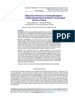 Students Utilization of Distance Learning Through an Interventional Online Module Based on Moore 5490