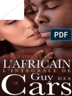 Sang Dafrique by Des Guy, Cars