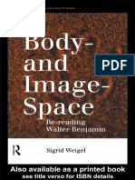 Benjamin, Walter - Weigel, Sigrid - Benjamin, Walter - Body-And Image-Space - Re-Reading Walter Benjamin-Routledge (1996)