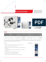 3870M Large Capacity Manual Sterilizer: Control Panel Features